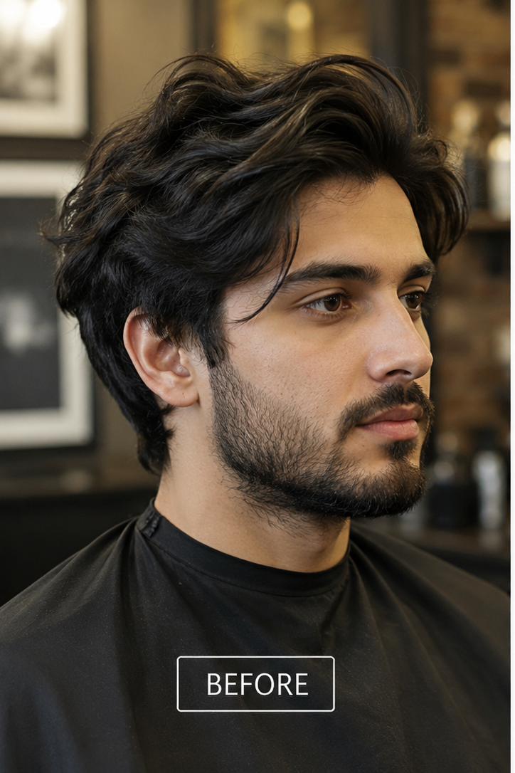 Before haircut