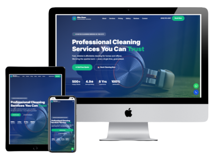 Cleaning Services Website