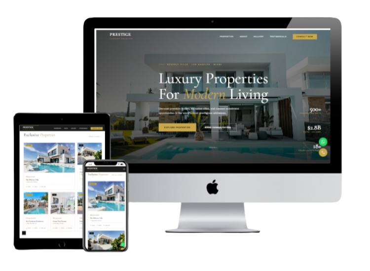 Real Estate Agent Website