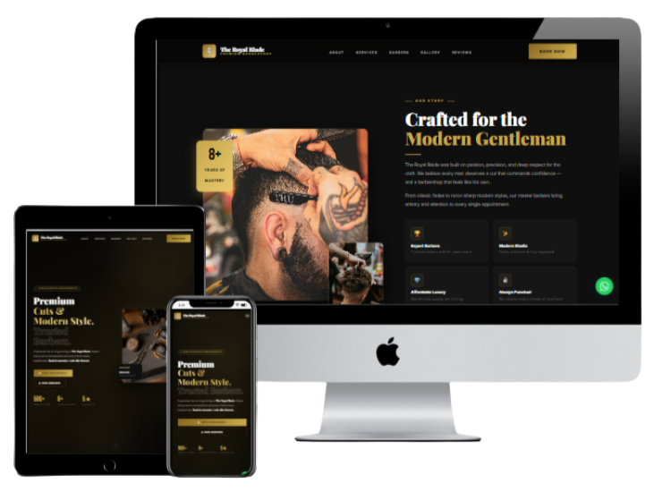 Barber Shop Website